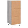 vidaXL Komoda sivý dub sonoma 34,5x34x90 cm spracované drevo