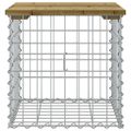 vidaXL Záhradná lavička gabiónový dizajn 43x44x42 cm impreg. borovica