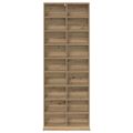vidaXL CD Skrinka Dub artisan 65 x 23,5 x 175 cm Kompozitné drevo