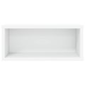 vidaXL Roh na skladovanie CD Biela 40 x 17 x 17 cm Kompozitné drevo