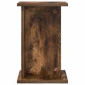 vidaXL Stojan na rastliny 2 ks Dymový dub 25 x 25,5 x 40,5 cm