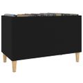 vidaXL Skrinka na platne čierna 74,5x38x48 cm kompozitné drevo