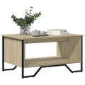 vidaXL Konferenčný stolík dub sonoma 75x51x40 cm kompozitné drevo