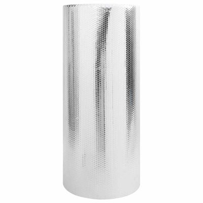 vidaXL Reflexná fólia za radiátor Strieborná 5 x 1 m Polyetylén