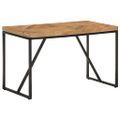 vidaXL Jedálenský stôl 120x60x76 cm akáciový a mangovníkový masív