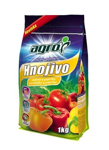 Hnojivo organominerálne AGRO RAJČATA A PAPRIKY 1 kg