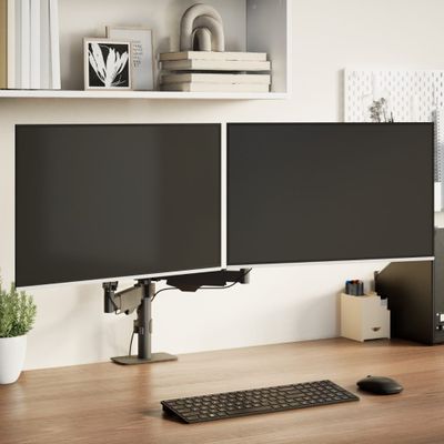vidaXL Rameno na dva monitory pre max 27 palcov pružinu obrazovky 20kg