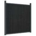 vidaXL Plotový panel sivý 1391x186 cm WPC