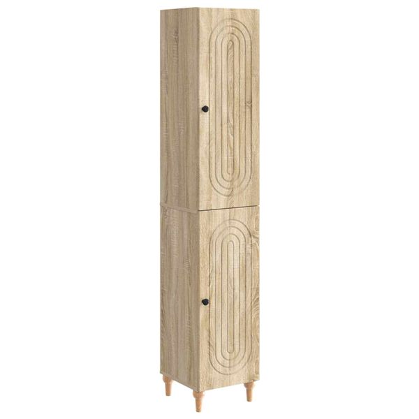 vidaXL Sada skríň 2 pcs Dub sonoma Kompozitné drevo