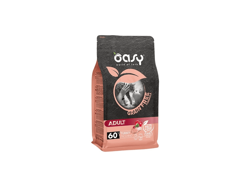 OADGCATA0750 Oasy Grain free Adult TURKEY 7,5kg