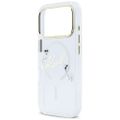 Puzdro Karl Lagerfeld pre iPhone 17 Pro 6,3" IML Choupettes Karl Script Logo MagSafe priehľadné