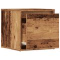 vidaXL Box Zásuvka Old Wood 40,5x40x40 cm Engineered Wood