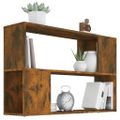 vidaXL Knižnica hnedý dub 100x24x63 cm spracované drevo