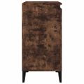 vidaXL Nočné stolíky 2 ks dymový dub 40x35x70 cm spracované drevo