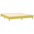 vidaXL Boxspring posteľ s matracom zelená 160x200 cm látka