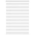 vidaXL Zebra roleta biela 95x100 cm šírka látky 90,9 cm polyester
