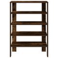 vidaXL Regál na topánky dymový dub 61x32x87,5 cm spracované drevo