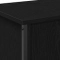 vidaXL TV skrinka 100 x 35 x 45 cm Čierny dub Kompozitné drevo