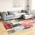 vidaXL Prateľný koberec patchwork 190x300 cm viacfarebný