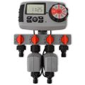 42352 vidaXL Automatický zavlažovací časovač so 4 stanicami 3 V