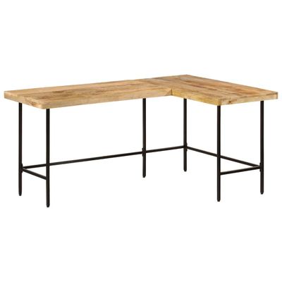 vidaXL Stôl 165x110x77 cm z masívneho dreva mango a železo