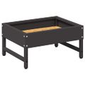 vidaXL Krmítko pre vtáky Čierna 80 x 28 x 13.5 cm Studenokoľajná oceľ