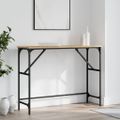 vidaXL Konzolový stolík dub sonoma 100x32x75 cm kompozitné drevo