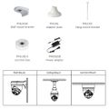 DAHUA termální duální IP kamera/ termo 256x192 f=3,5mm(51st)/ vizuál 4Mpix 4mm(71st)/ IR30m/ dome/ detekce ohně