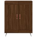 vidaXL Vysoká skrinka hnedý dub 69,5x34x180 cm spracované drevo