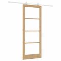 vidaXL Posuvné dvere ORKDAL 83 x 211 cm Prírodná