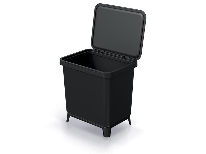 Kôš odpadkový SYSTEMA čierny 29l