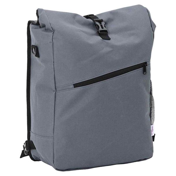 vidaXL Cyklistická taška Sivá 33 x 16 x 60 cm Polyester