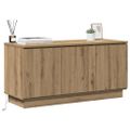 vidaXL TV skrinka 100 x 38 x 49 cm Remeselný dub Kompozitné drevo
