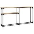 vidaXL Konzolový stolík dub sonoma 145x22,5x75 cm kompozitné drevo