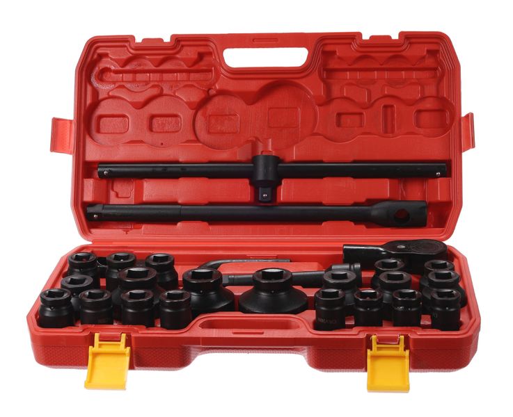 Sada nástrčných hlavíc MECHANIC WRENCH SET 3, heavy-duty, 26 ks SIXTOL