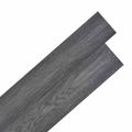 vidaXL Samolepiace PVC podlahové dosky Čierna a biela 30,5 x 61 cm