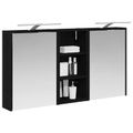 vidaXL Set kabinetov do kúpeľne 3 ks 116 x 16 x 62,5 cm