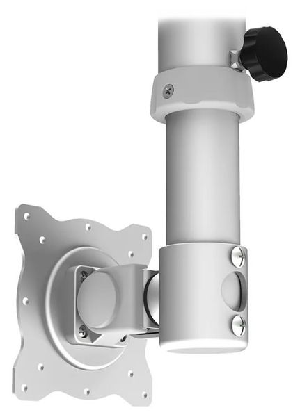 Neomounts  FPMA-C025SILVER / Flat Screen Ceiling Mount (Height: 37-47 cm) / Silver Držák, VESA, stropní, pro ploché monitory/TV, úhloprícka 10"–30", nastavení výšky 37–47cm, náklon 180°, nosnost 12kg, stríbrný