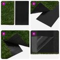vidaXL Samolepiaca páska na umelú trávu Čierna 20 x 0,15 cm