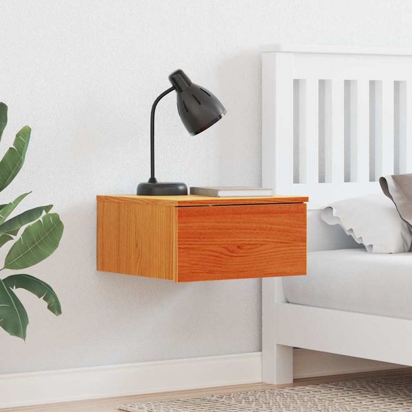 vidaXL Nočný stolík so zásuvkou 2 pcs Včelí hnedý 37 x 35 x 18,5 cm
