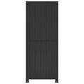 vidaXL Plastová skrinka 68x39x171,5 cm