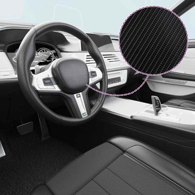 vidaXL Fólia na automobily 2 ks 4D čierna 100x150 cm+50x150 cm