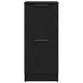 vidaXL Servírovacia skriňa 2 ks Čierny dub 30 x 30 x 70 cm