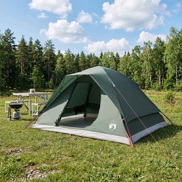 vidaXL Okamžitý stan so strechou Armádna zelená 305 x 215 x 140 cm