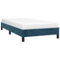vidaXL Rám postele bez matraca tmavomodrý 90x200 cm zamat