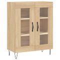 vidaXL Vysoká skrinka dub sonoma 69,5x34x180 cm spracované drevo
