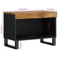 vidaXL TV skrinka 60x33x43,5 cm masívne mango