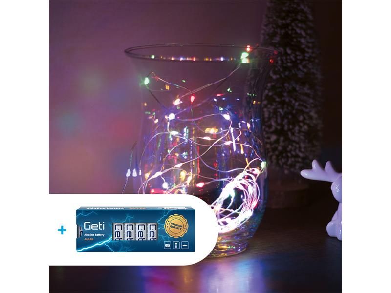 Vianočná reťaz REBEL ZAR0546 + batéria AA