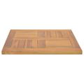 vidaXL Štvorcová stolová doska 50x50x2,5 cm teakový masív