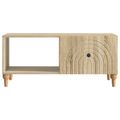 vidaXL Konferenčný stolík Dub sonoma 90 x 50 x 40 cm Kompozitné drevo
